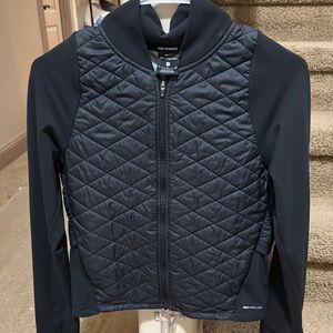 Nike Black Quilted Running Jacket